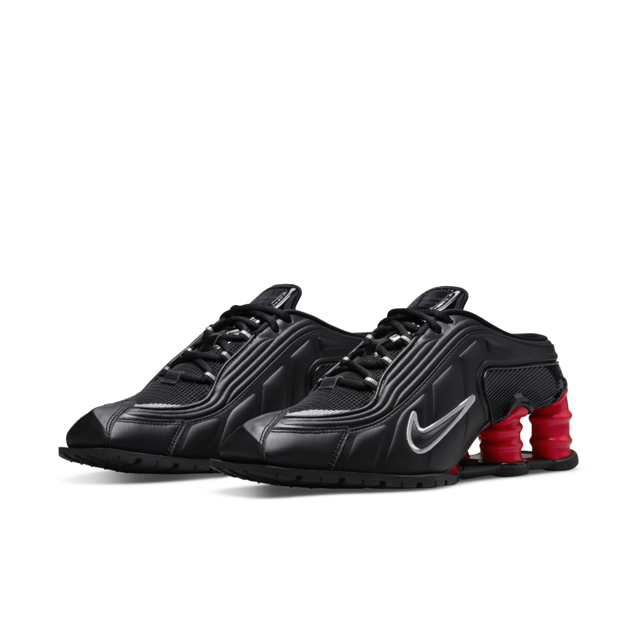 Date de sortie de la Shox MR4 x Martine Rose Black DQ2401 001 Nike SNKRS
